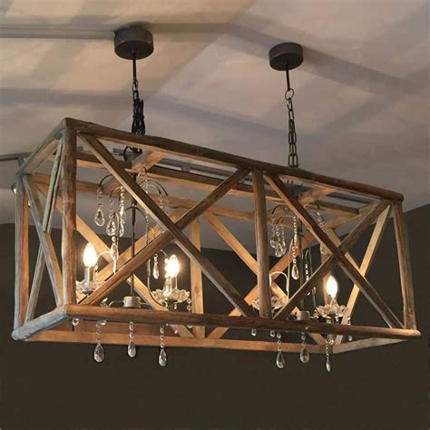 metal and wood box chandelier|lightweight wood for chandeliers.